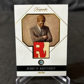 John F Kennedy Gem Relic Card #/50