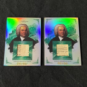 Johann Sebastian Bach Relic Cards #/50