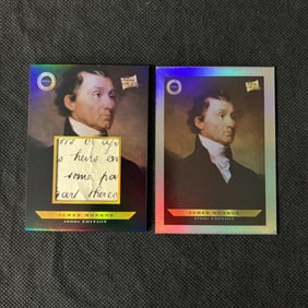James Monroe Relic Card, Writing