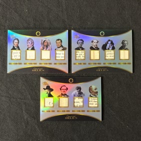 Pieces of the Past Quad Relic Cards