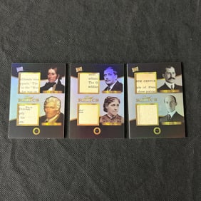 Duel Relic Card lot, Wright Brothers +