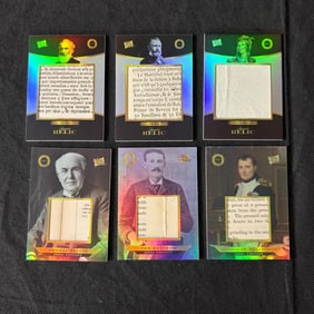 Lot of Pieces of the Past Relic Cards, Edison +