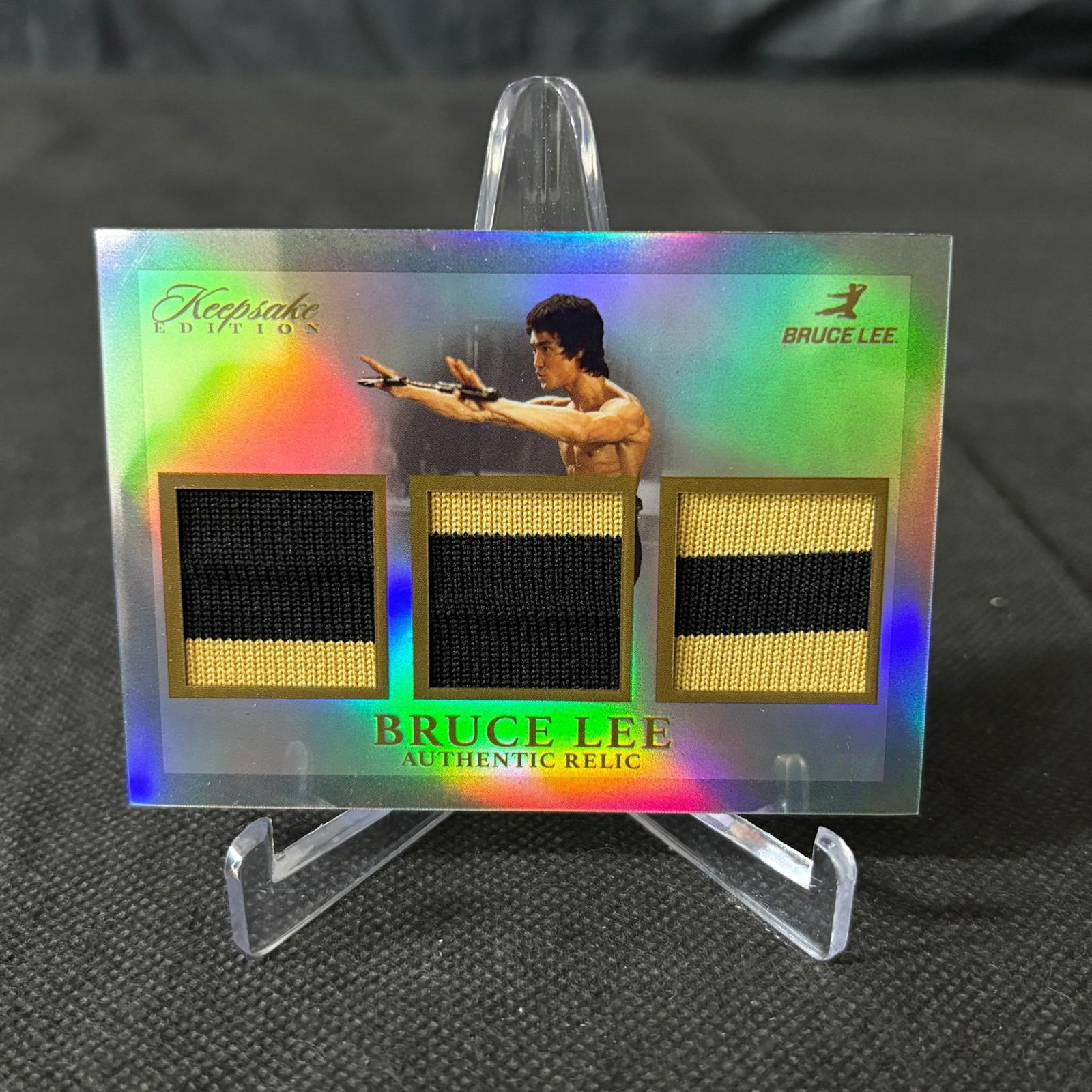 Bruce Lee Triple Relic Card (1 of 2)