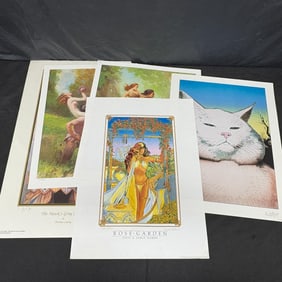 Lot of Signed and limited Edition Art Prints