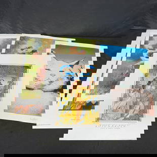 Lot of Signed and limited Edition Art Prints: Dimensions: 30x18 We offer in person or virtual previews of auction lots up until the day before the auction. All items are sold as is. Please look at pictures carefully to determine what you believe