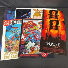 Promotional Poster lot, Star Trek, Batman +