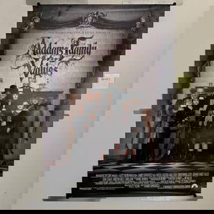 Addams Family Values Orig 1993 Poster Full Cast: Addams Family Values Original 1993 One Sheet Movie Poster. Full Cast Version. Dimensions: 40x27. We offer in person or virtual previews of auction lots up until the day before the auction. All items a