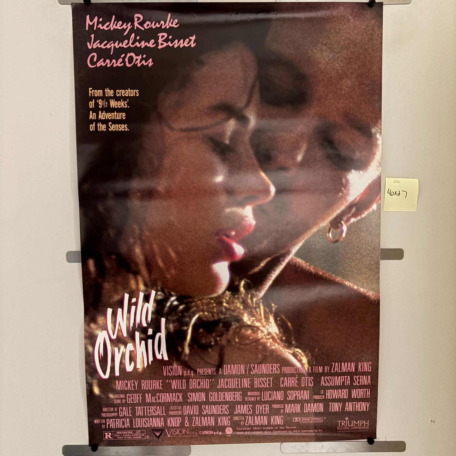 Wild Orchid Original 1989 Movie Poster (1 of 1)