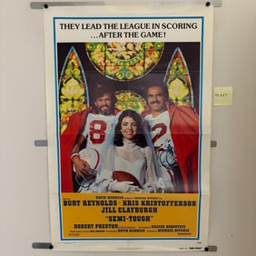 Semi-Tough Original 1977 Movie Poster