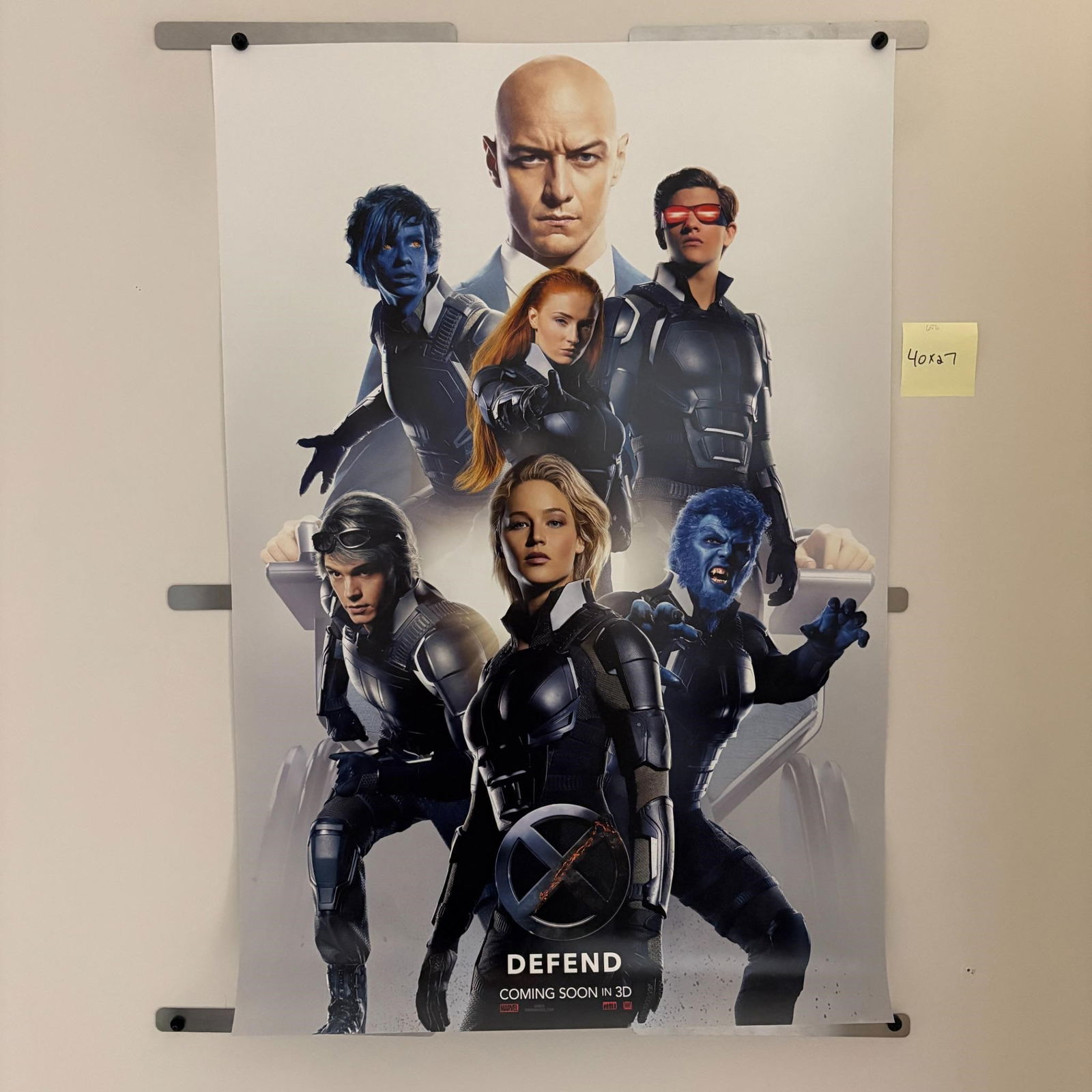 X-Men Original Double Sided Full Cast One Sheet (1 of 2)