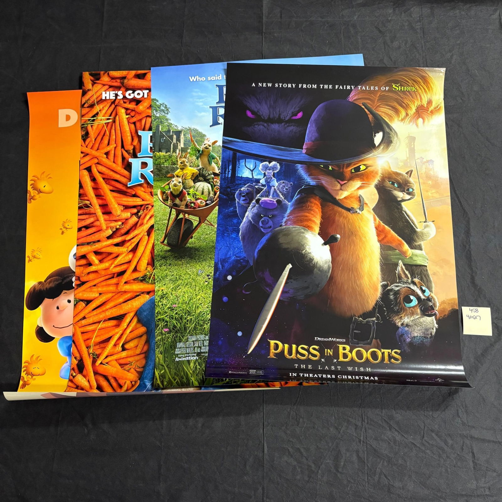 Original Animated Movie Posters, Puss in Boots + (1 of 6)