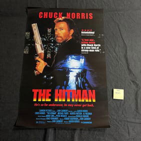 The Hitman Original Movie Poster Chuck Norris