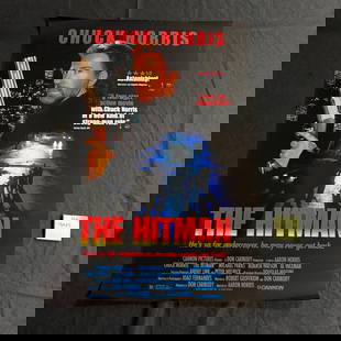 The Hitman Original Movie Poster Chuck Norris: The Hitman Original One Sheet Movie Poster. Starring Chuck Norris. Dimensions: 40x27. We offer in person or virtual previews of auction lots up until the day before the auction. All items are sold as