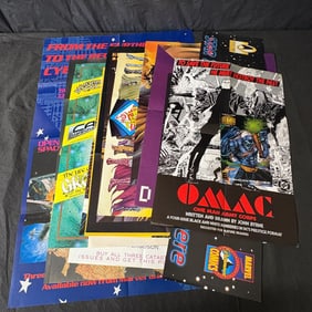 Large lot of Misc Comic Book Promotional Posters