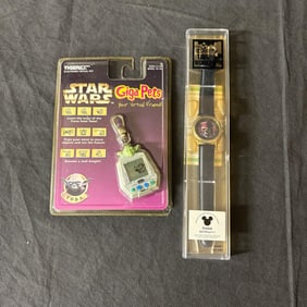 Star Wars GigaPet, and Pirates Lim Ed Disney Watch