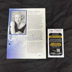 Helen Mirren Signed Magazine Page, JSA COA