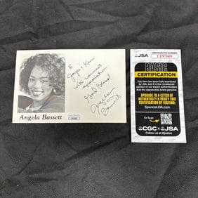 Angela Bassett Signed Photo JSA COA