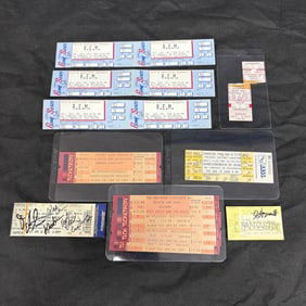 Concert tickets, Signed Ticket Lead Guitar Genesis