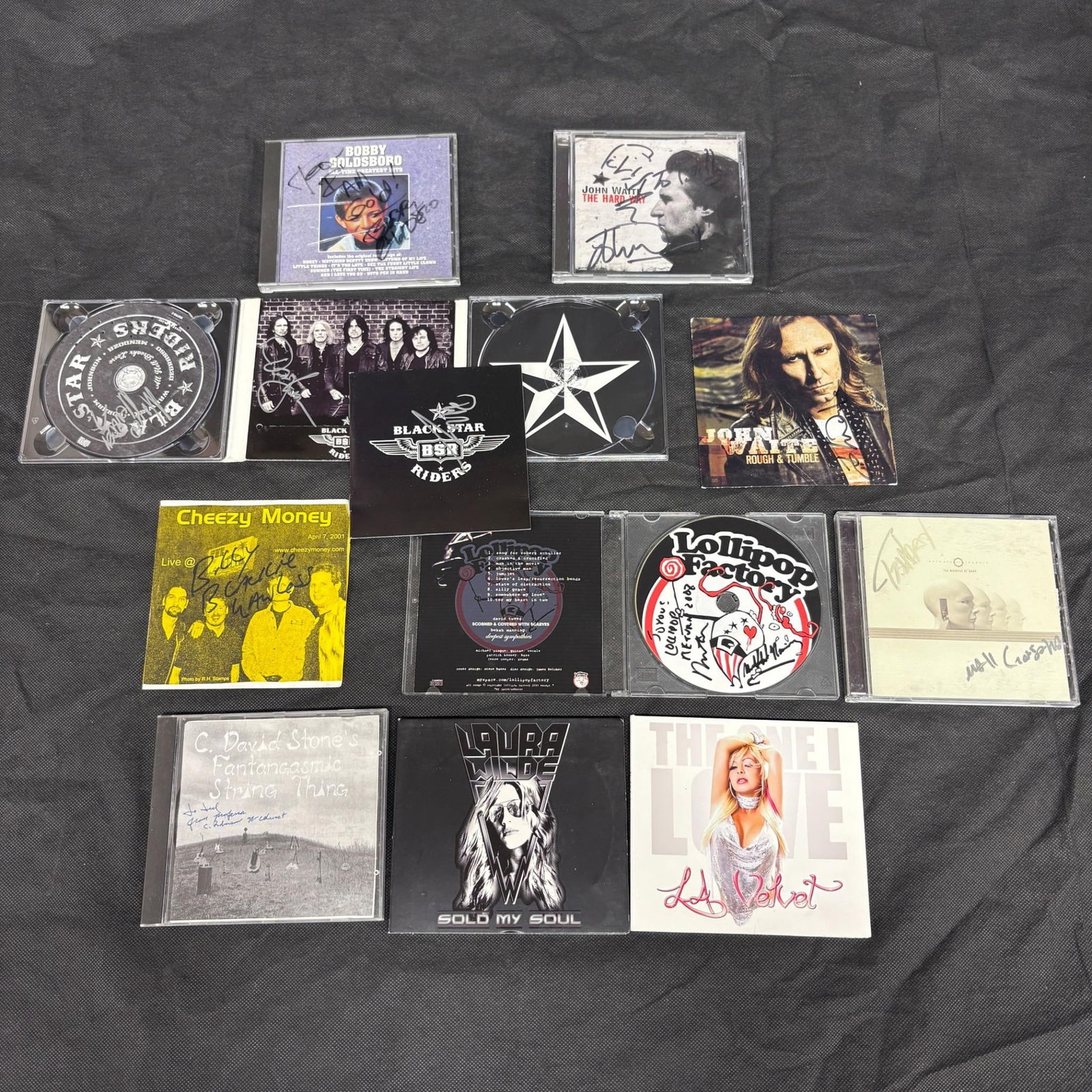 Lot of Signed CDs, La Velvet, Lollipop Factory + (1 of 7)