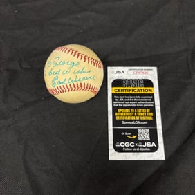 Earl Weaver Signed Baseball, JSA COA