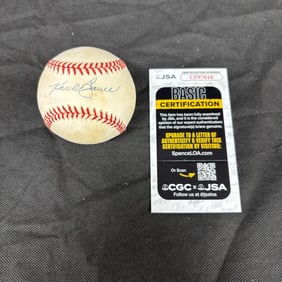 Hank Bauer Signed Baseball JSA COA