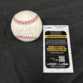 Hector Lopez Signed Baseball, JSA COA