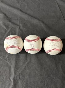 Baseballs Signed by Reds Players, Felipe Lopez +