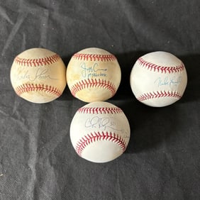 Lot of Signed Baseballs, Conine, Floyd +