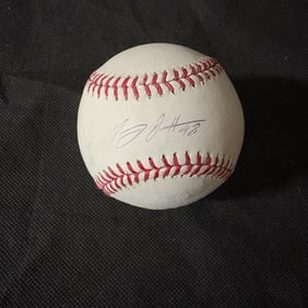 Tommy Hanson Signed Baseball