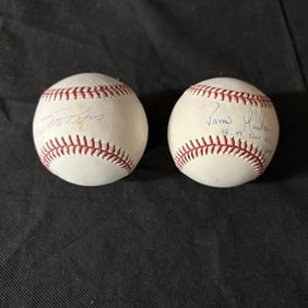 Baseballs Signed by Scott Brosius, Mendoza