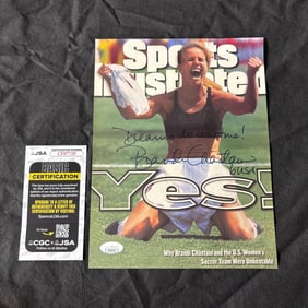 Brandi Chastain Signed Photocopy JSA COA
