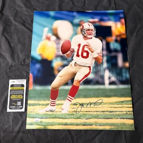Joe Montana Signed Photo, JSA COA