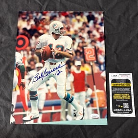 Bob Griese Signed Photo, JSA COA