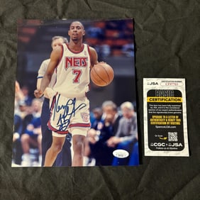 Kenny Anderson Signed Photo, JSA COA