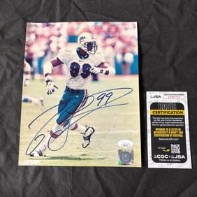 Jason Taylor Signed Photo, JSA COA