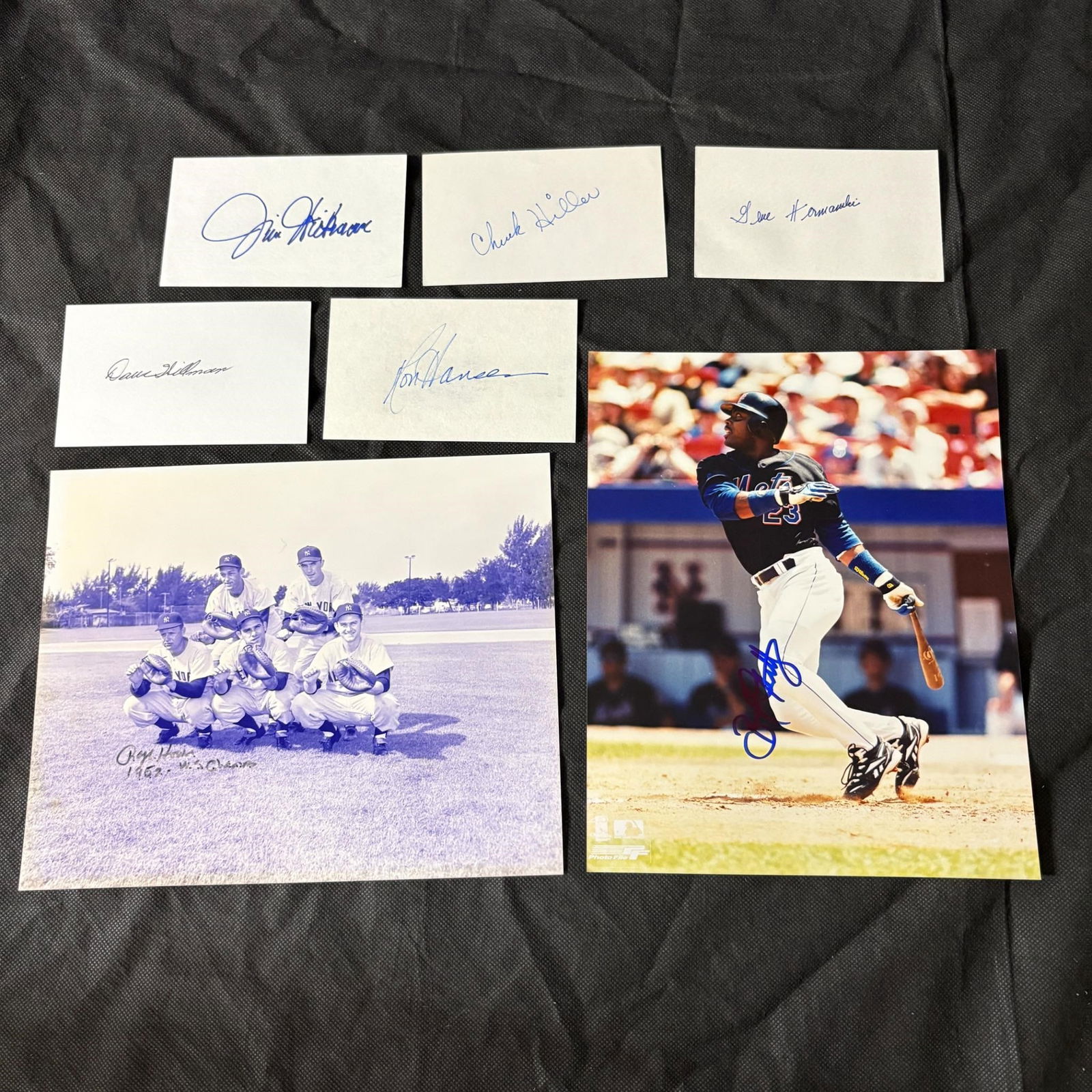 Baseball Player Signature, Yogi Berra Back Up + (1 of 5)