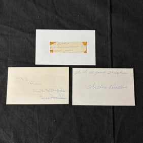 1910s-20s Baseball Player Signed Cuts