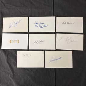 `1940s Baseball Player Autographs, Bill Johnson