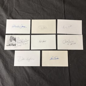 1960s Baseball Player Autos, Ron Hunt +