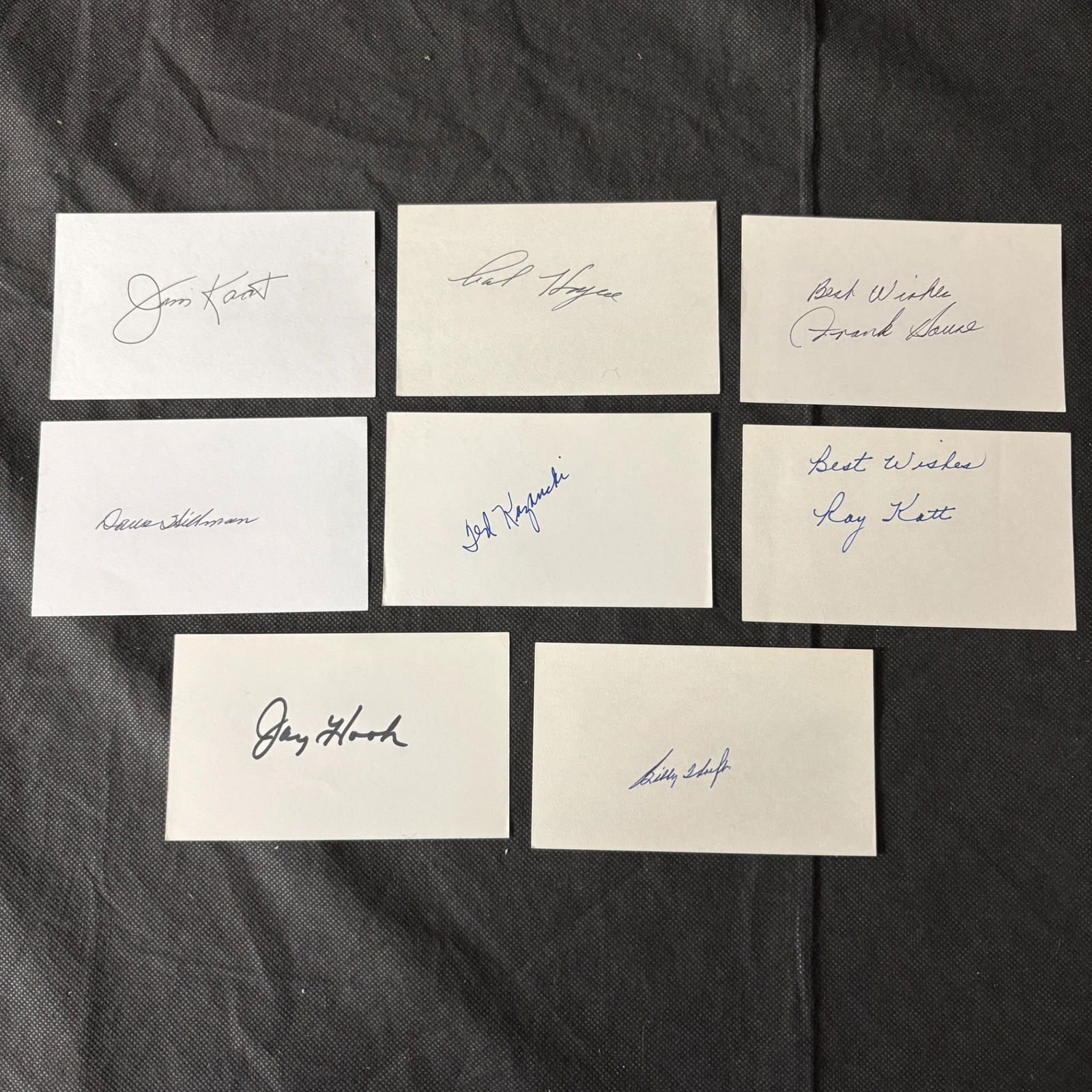 1950s Baseball Player Autos, Jim Kaat + (1 of 2)