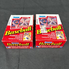 Two Boxes of 1990 Donruss Wax Packs
