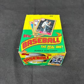 1987 Topps Baseball Card Wax Pack Box