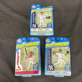 NIB Playmakers Baseball Action Figures, Jeter +
