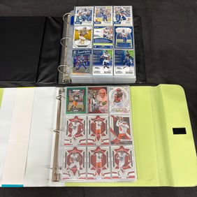 Two Binders of Modern Football Cards