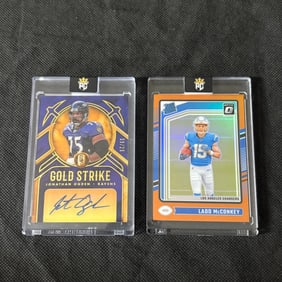 Panini Gold Strike Jonathan Ogden Auto #/25 +