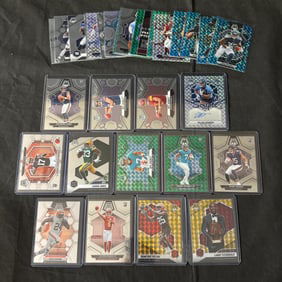 Large lot of Panini Mosaic Football Cards