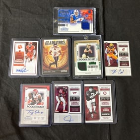 Jersey and Auto Football Cards, Trey Smith Auto