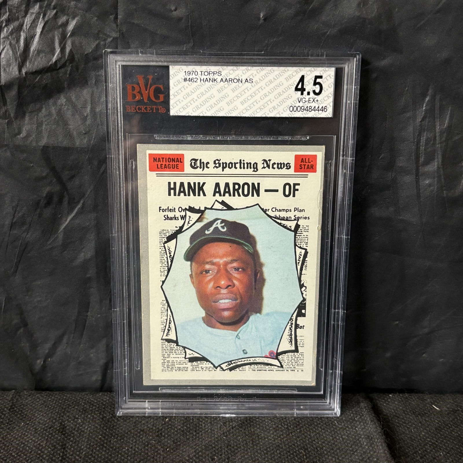 Beckett 4.5 Hank Aaron AS 1970 Topps (1 of 2)