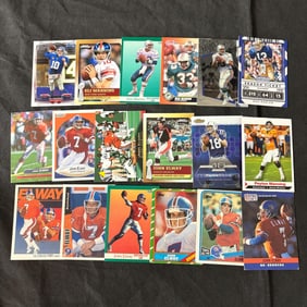 18 NFL Quarterback Legend Cards, Elway +