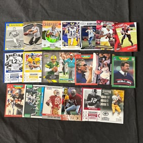 20 NFL Legends Cards, Bo, Deion, Rice +